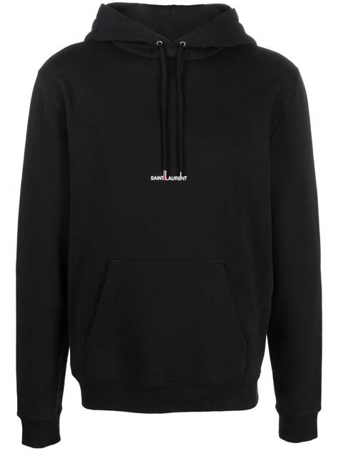 yves saint laurent logo sweater|hoodie and saint laurent boots.